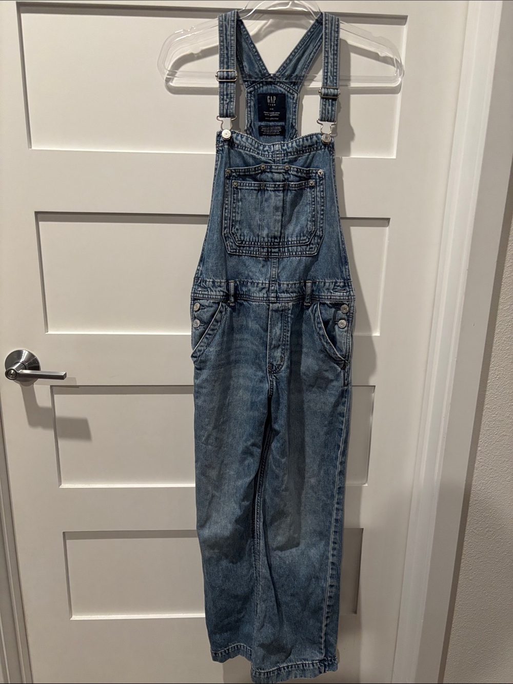 GAP Teen Denim Overalls with Bib Pocket